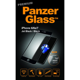 PanzerGlass PREMIUM - Tvrzené Sklo pro iPhone 6, 6S, 7, 8, SE 2020 a SE 2022, černá