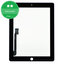 Apple iPad 3, iPad 4 - Dotykové Sklo (Black)