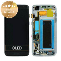 Samsung Galaxy S7 Edge G935F - LCD Displej + Dotykové Sklo + Rám (Black) - GH97-18533A, GH97-18594A, GH97-18767A Genuine Service Pack