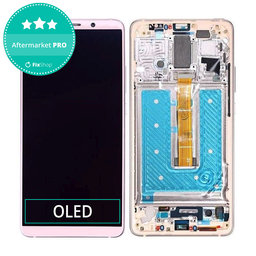 Huawei Mate 10 Pro - LCD Displej + Dotykové Sklo + Rám (Pink Gold) OLED