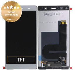 Sony Xperia XZ2 Premium - LCD Displej + Dotykové Sklo (Chrome Silver) - 1310-6654 Genuine Service Pack