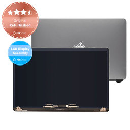 Apple MacBook Pro 15" A1990 (2018 - 2019) - LCD Displej + Přední Sklo + Kryt (Space Gray) Original Refurbished