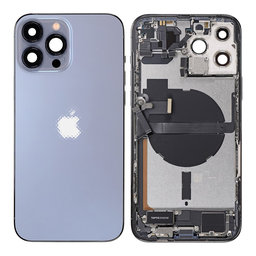 Apple iPhone 13 Pro Max - Zadní Housing s Malými Díly (Blue)