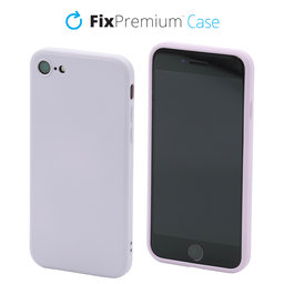 FixPremium - Silikonové Pouzdro pro iPhone 7, 8, SE 2020 a SE 2022, fialová