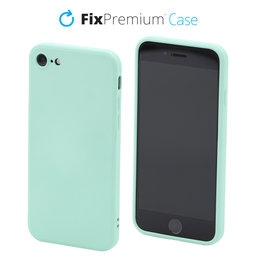 FixPremium - Silikonové Pouzdro pro iPhone 7, 8, SE 2020 a SE 2022, light cyan