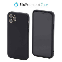 FixPremium - Silikonové Pouzdro pro iPhone 11 Pro, černá
