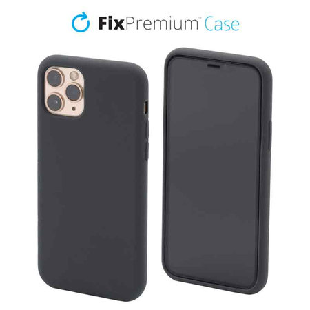 FixPremium - Silikonové Pouzdro pro iPhone 11 Pro, space grey