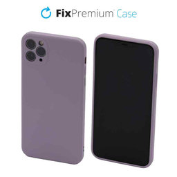 FixPremium - Silikonové Pouzdro pro iPhone 11 Pro Max, fialová