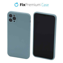 FixPremium - Silikonové Pouzdro pro iPhone 11 Pro Max, light cyan