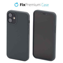 FixPremium - Silikonové Pouzdro pro iPhone 12 mini, space grey