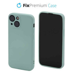 FixPremium - Silikonové Pouzdro pro iPhone 13 mini, light cyan