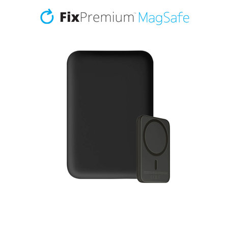 FixPremium - MagSafe PowerBank 5000 mAh, černá