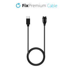 FixPremium - USB-C Nabíjecí Kabel pro Garmin Hodinky, černá