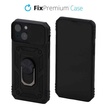 FixPremium - Pouzdro CamShield pro iPhone 13 mini, černá