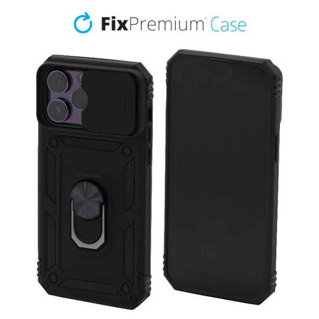 FixPremium - Pouzdro CamShield pro iPhone 13 Pro Max, černá