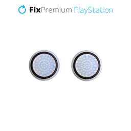 FixPremium - PS4/PS5 Controller Grip Caps - Set 2ks, transparentní černá