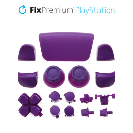 FixPremium - Dekorativní prvky pro PS5 DualSense, fialová