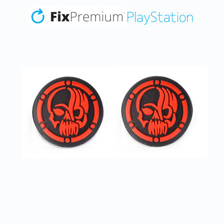 FixPremium - PS4/PS5 Skull Controller Grip Caps - Set 2ks