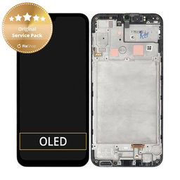 Samsung Galaxy A24 A245 - LCD Displej + Dotykové Sklo + Rám (Black) - GH82-28686A Genuine Service Pack