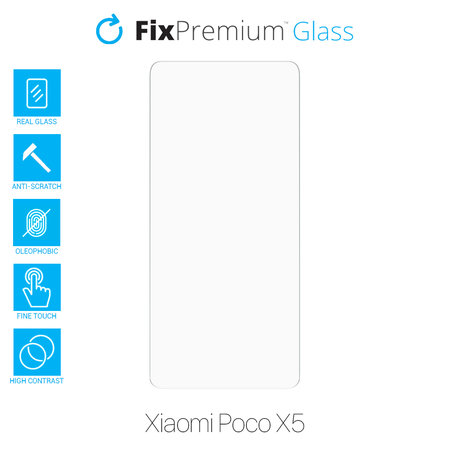 FixPremium Glass - Tvrzené Sklo pro Poco X5