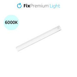 FixPremium - LED Noční Světlo s Pohybovým Senzorem (studená bílá), (0.2m), bílá