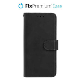 FixPremium - Puzdro Book Wallet pro Samsung Galaxy S22 Ultra, černá