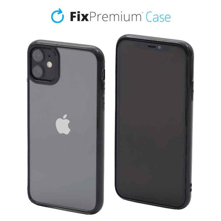 FixPremium - Puzdro Invisible pro iPhone 11, černá