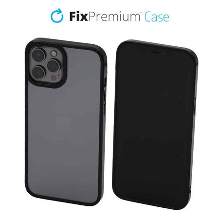 FixPremium - Puzdro Invisible pro iPhone 12 Pro Max, černá