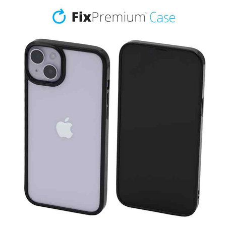 FixPremium - Puzdro Invisible pro iPhone 14 Plus, černá