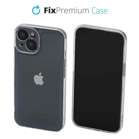 FixPremium - Puzdro Invisible pro iPhone 13 a 14, transparentná