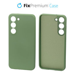 FixPremium - Puzdro Rubber pro Samsung Galaxy S23, zelená