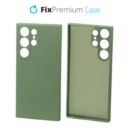 FixPremium - Puzdro Rubber pro Samsung Galaxy S23 Ultra, zelená