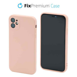 FixPremium - Puzdro Rubber pro iPhone 11, oranžová