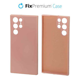 FixPremium - Puzdro Rubber pro Samsung Galaxy S22 Ultra, oranžová
