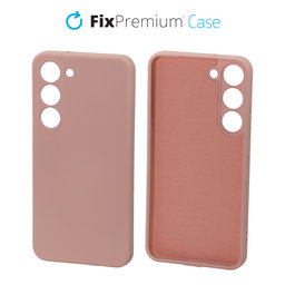 FixPremium - Puzdro Rubber pro Samsung Galaxy S23, oranžová