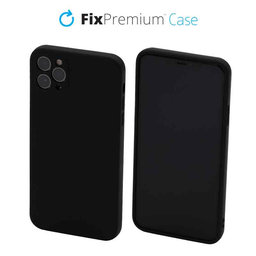 FixPremium - Puzdro Rubber pro iPhone 11 Pro Max, černá
