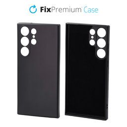 FixPremium - Puzdro Rubber pro Samsung Galaxy S23 Ultra, černá