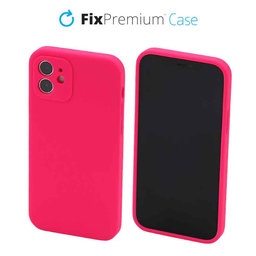 FixPremium - Silikónové Pouzdro pro iPhone 11, růžová