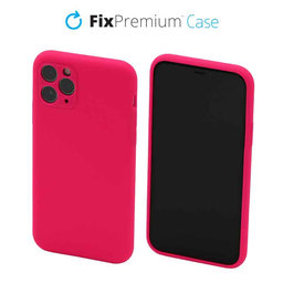 FixPremium - Silikónové Pouzdro pro iPhone 11 Pro, růžová