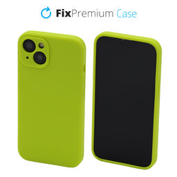 FixPremium - Silikónové Pouzdro pro iPhone 13, neon green