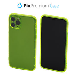 FixPremium - Pouzdro Clear pro iPhone 11 Pro, žlutá