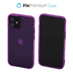 FixPremium - Pouzdro Clear pro iPhone 13 mini, fialová