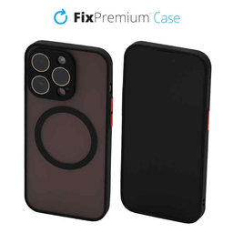 FixPremium - Pouzdro Matte s MagSafe pro iPhone 13 Pro Max, černá