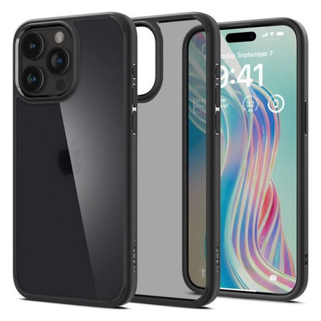 Spigen - Pouzdro Ultra Hybrid pro iPhone 15 Pro, frost black