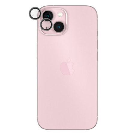 PanzerGlass - Ochranný Kryt Objektivu Fotoaparátu Hoops pro iPhone 15 a 15 Plus, transparentná