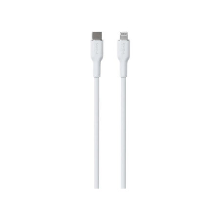 PURO - USB-C Kabel / MFI Lightning, 12W, Soft, 1,5 m, bílá