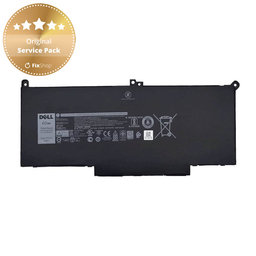 Dell Latitude 7280, 7290, 7380, 7390, 7480, 7490, E7280 - Baterie F3YGT 7600mAh - Genuine Service Pack