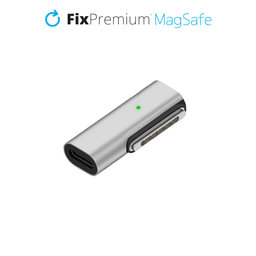FixPremium - Redukce USB-C - MagSafe 3, stříbrná