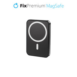 FixPremium - MagSafe PowerBank se Stojanem 5000mAh, černá