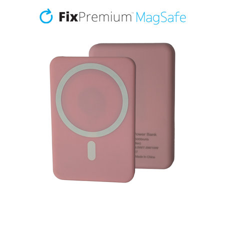 FixPremium - MagSafe PowerBank 5000mAh, růžová